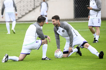 Benefiz-Fußballspiel 'Kicken mit Stars' in Hannover