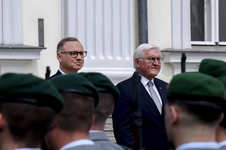 Begrüßung des polnischen Präsidenten in Berlin