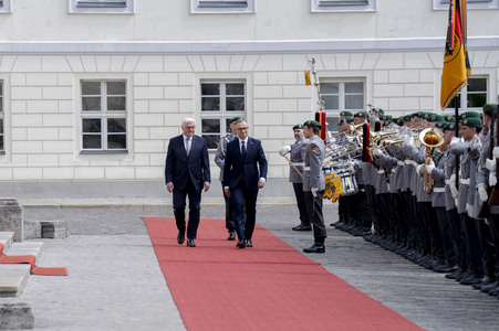 Begrüßung des polnischen Präsidenten in Berlin