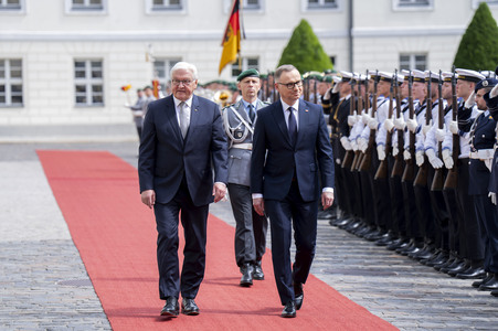 Begrüßung des polnischen Präsidenten in Berlin