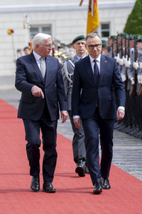 Begrüßung des polnischen Präsidenten in Berlin