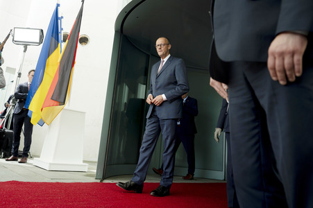 Empfang des Präsidenten der Ukraine in Berlin