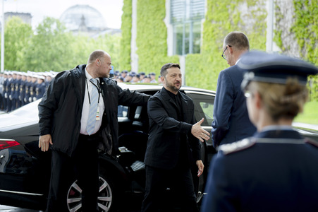 Empfang des Präsidenten der Ukraine in Berlin