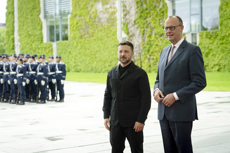 Empfang des Präsidenten der Ukraine in Berlin