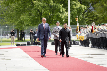 Empfang des Präsidenten der Ukraine in Berlin