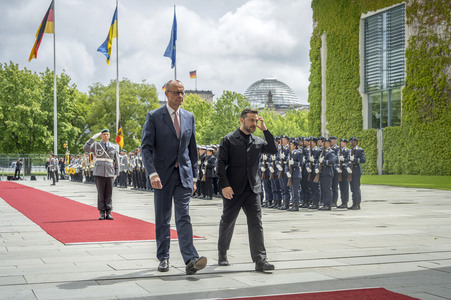 Empfang des Präsidenten der Ukraine in Berlin
