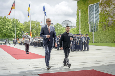 Empfang des Präsidenten der Ukraine in Berlin