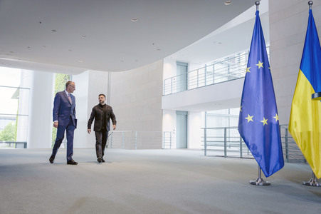 Empfang des Präsidenten der Ukraine in Berlin