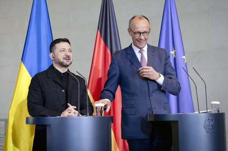 Empfang des Präsidenten der Ukraine in Berlin