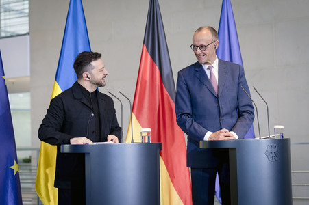 Empfang des Präsidenten der Ukraine in Berlin