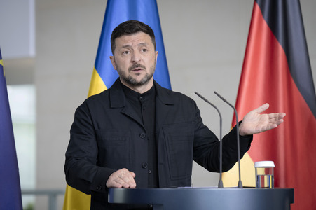 Empfang des Präsidenten der Ukraine in Berlin