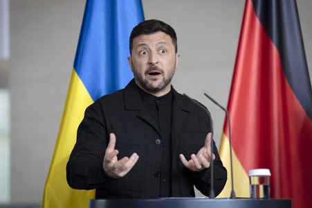 Empfang des Präsidenten der Ukraine in Berlin