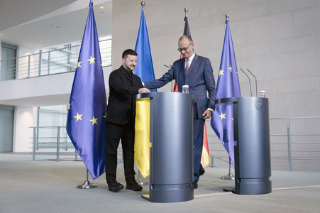 Empfang des Präsidenten der Ukraine in Berlin