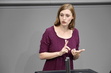 10. Sitzung des Deutschen Bundestages in Berlin