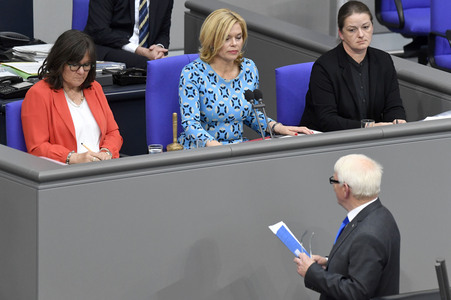 10. Sitzung des Deutschen Bundestages in Berlin