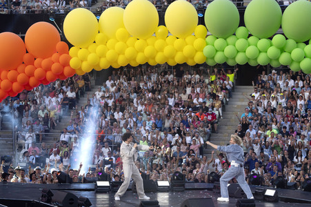TV-Show 'Schlagerbooom Open Air 2025 - Die Berge leuchten!' in Kitzbühel