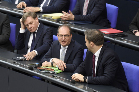 12. Sitzung des Deutschen Bundestages in Berlin