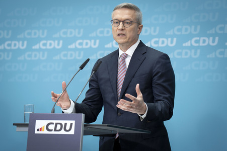 Pressekonferenz der CDU nach den Gremiensitzungen in Berlin