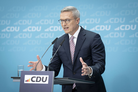 Pressekonferenz der CDU nach den Gremiensitzungen in Berlin