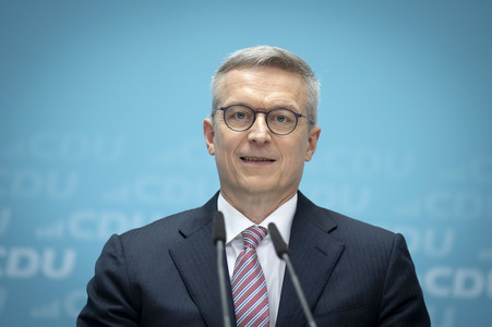 Pressekonferenz der CDU nach den Gremiensitzungen in Berlin