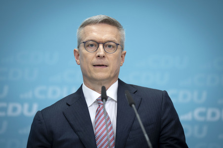 Pressekonferenz der CDU nach den Gremiensitzungen in Berlin