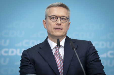 Pressekonferenz der CDU nach den Gremiensitzungen in Berlin