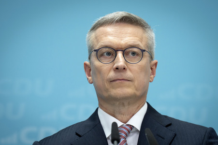 Pressekonferenz der CDU nach den Gremiensitzungen in Berlin