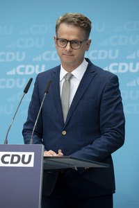 Pressekonferenz der CDU nach den Gremiensitzungen in Berlin