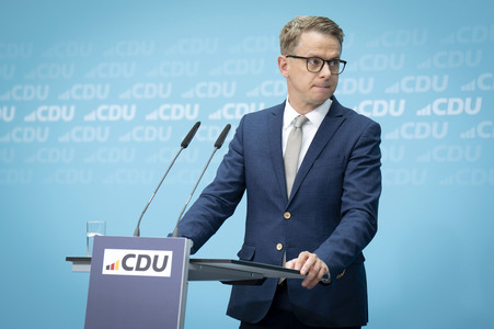Pressekonferenz der CDU nach den Gremiensitzungen in Berlin