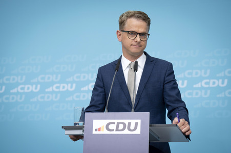 Pressekonferenz der CDU nach den Gremiensitzungen in Berlin