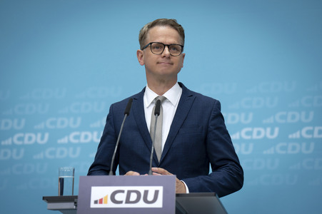 Pressekonferenz der CDU nach den Gremiensitzungen in Berlin