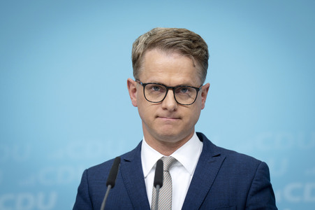 Pressekonferenz der CDU nach den Gremiensitzungen in Berlin