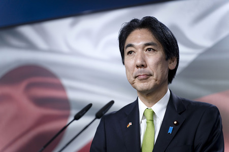 Unterzeichnung von Absichtserklärungen zwischen Japan und Deutschland in Berlin