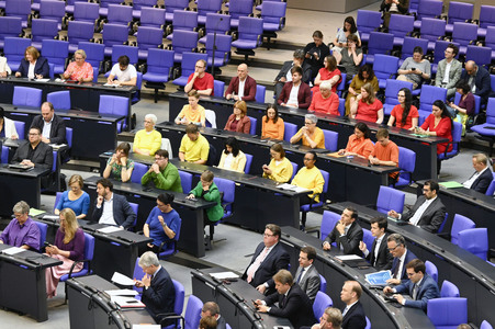 14. Sitzung des Deutschen Bundestages in Berlin