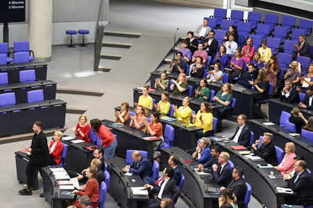 14. Sitzung des Deutschen Bundestages in Berlin