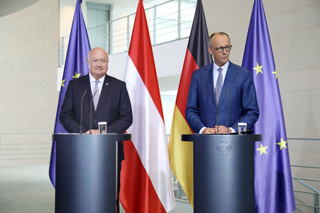 Empfang des österreichischen Bundeskanzlers in Berlin