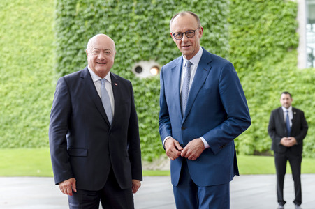 Empfang des österreichischen Bundeskanzlers in Berlin