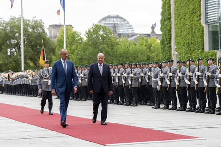 Empfang des österreichischen Bundeskanzlers in Berlin