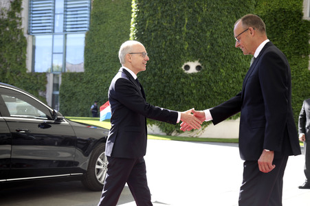 Empfang des Premierministers von Luxemburg in Berlin