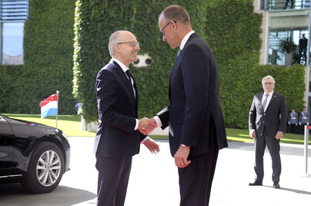 Empfang des Premierministers von Luxemburg in Berlin