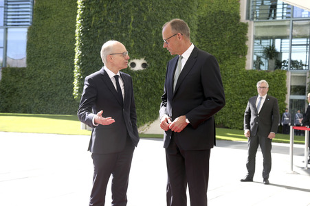 Empfang des Premierministers von Luxemburg in Berlin