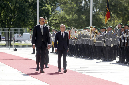 Empfang des Premierministers von Luxemburg in Berlin