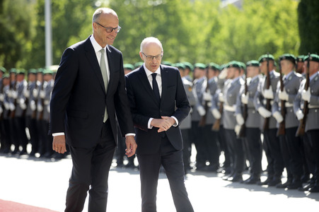 Empfang des Premierministers von Luxemburg in Berlin