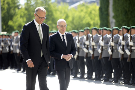 Empfang des Premierministers von Luxemburg in Berlin