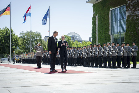 Empfang des Premierministers von Luxemburg in Berlin