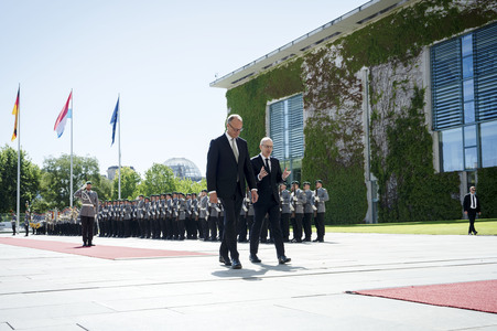 Empfang des Premierministers von Luxemburg in Berlin