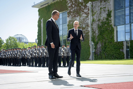 Empfang des Premierministers von Luxemburg in Berlin