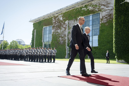 Empfang des Premierministers von Luxemburg in Berlin