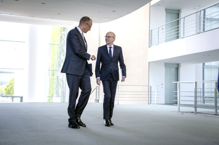 Empfang des Premierministers von Luxemburg in Berlin