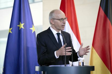 Empfang des Premierministers von Luxemburg in Berlin